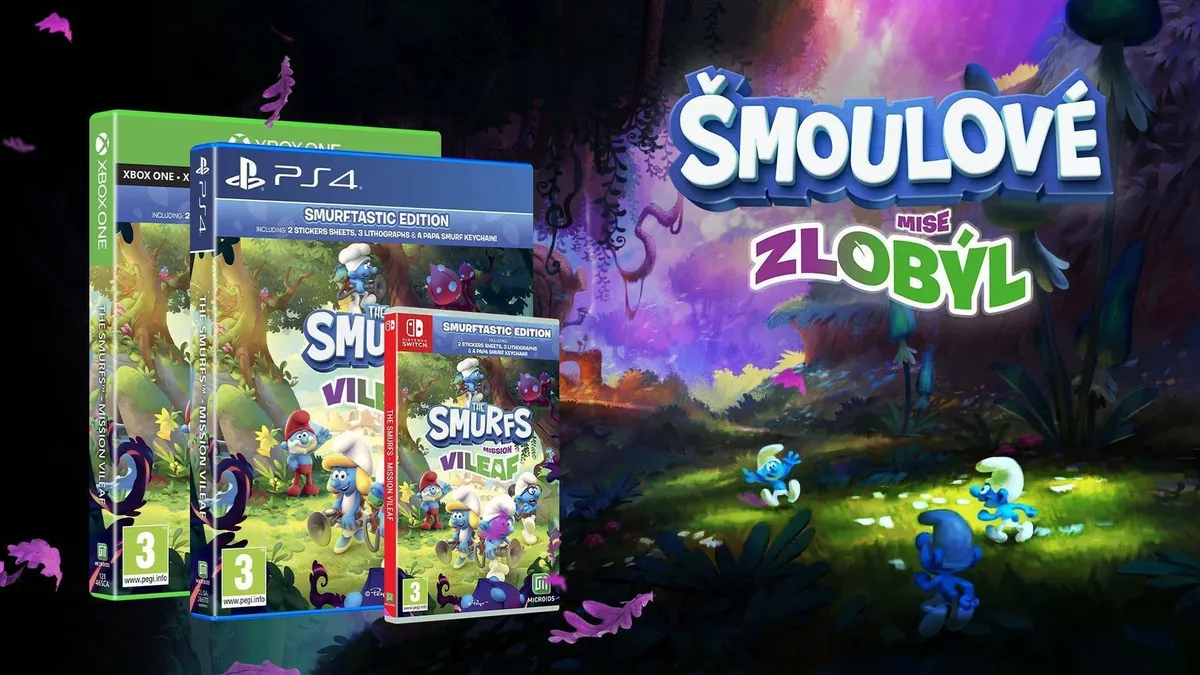 Hlavní obrázek článku: Vychází hra Šmoulové: Mise Zlobýl, launch trailer