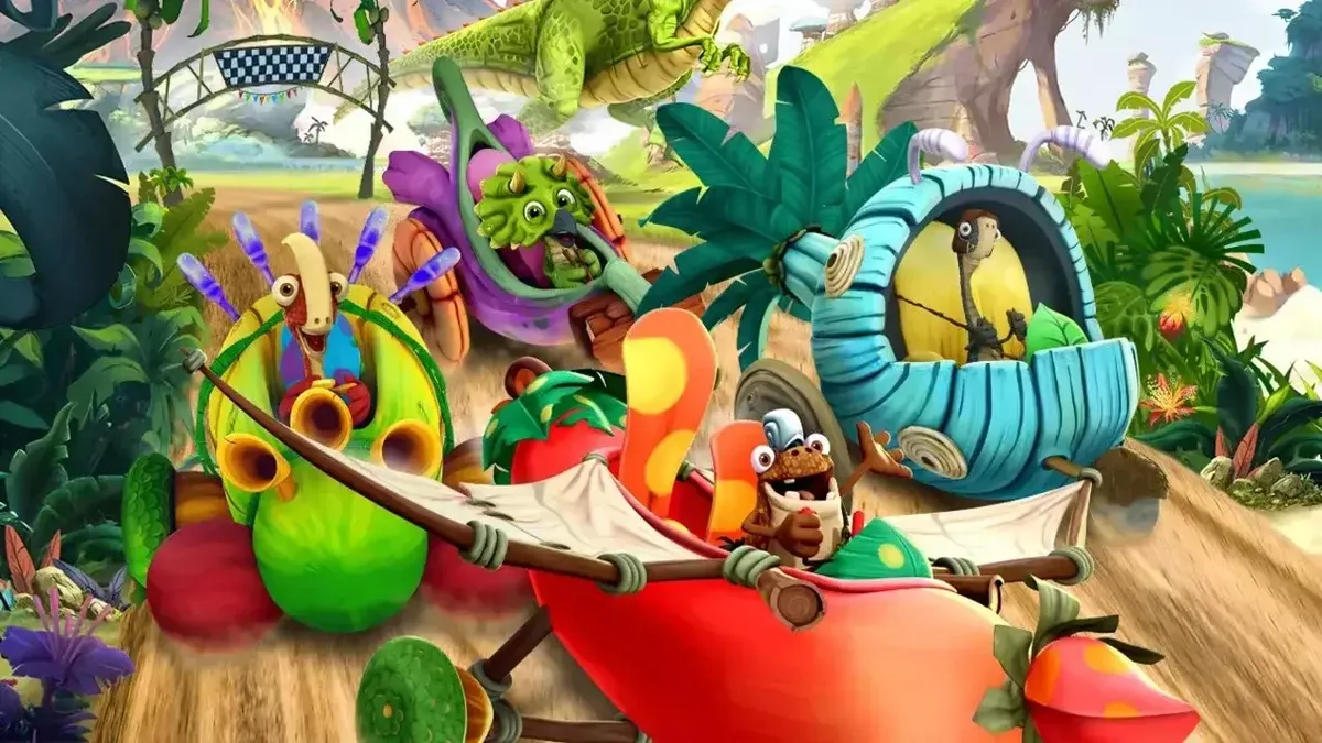 Hlavní obrázek článku: Oznámena závodní arkáda Gigantosaurus: Dino Kart, vyjde příští rok