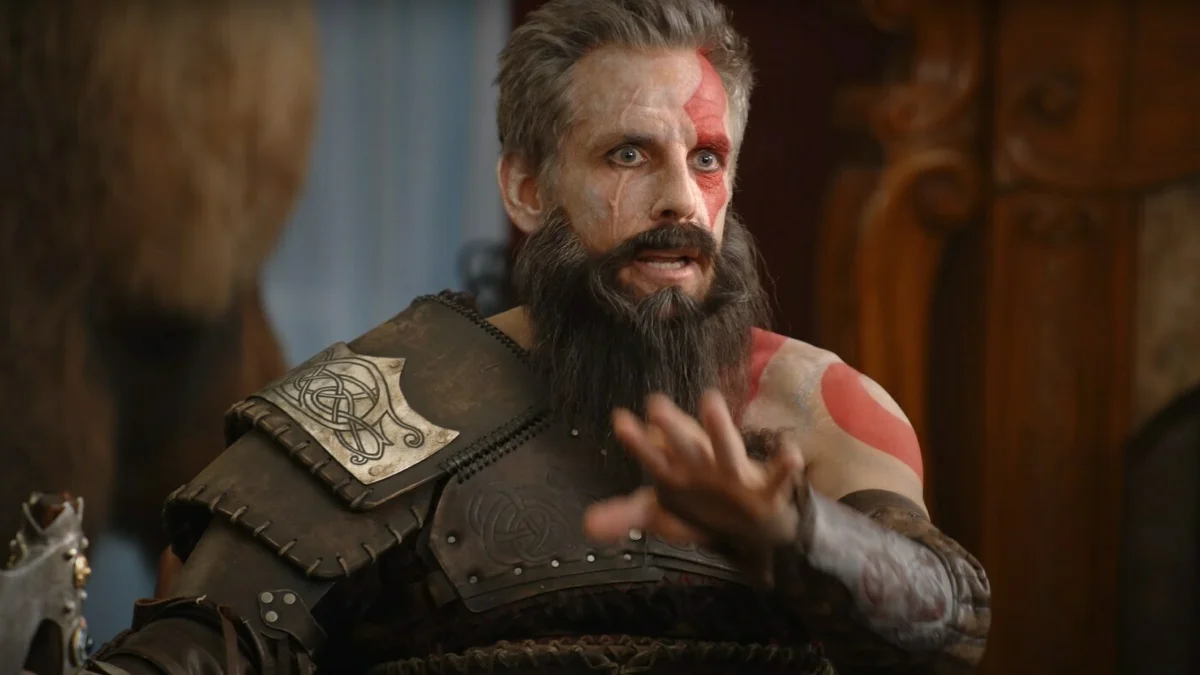 Hlavní obrázek článku: V nové upoutávce na God of War Ragnarök se objevil Ben Stiller, LeBron James a John Travolta