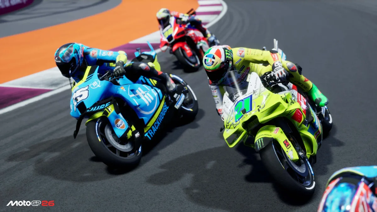 15 minut dlouhé video z hraní závodní hry MotoGP 26