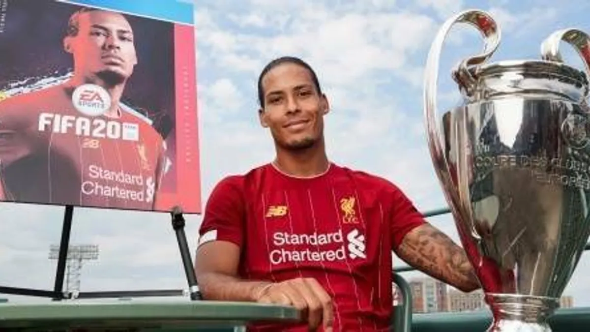 Hlavní obrázek článku: Hazard a Van Dijk na obalu hry FIFA 20