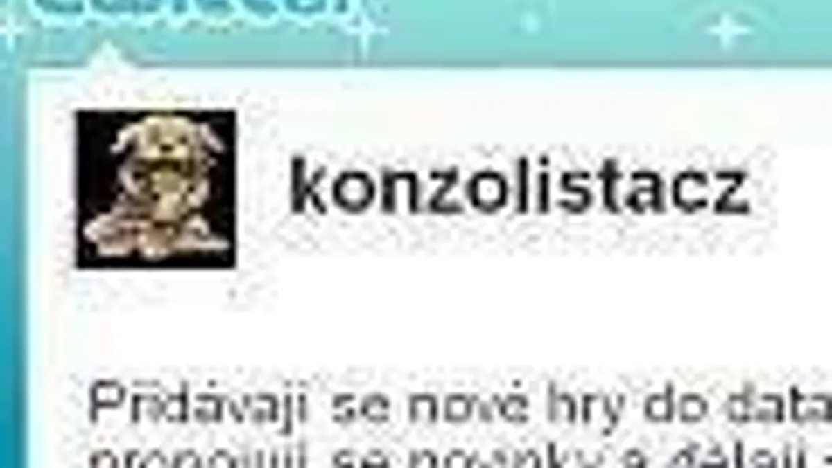 Hlavní obrázek článku: Konzolista.cz na twitteru