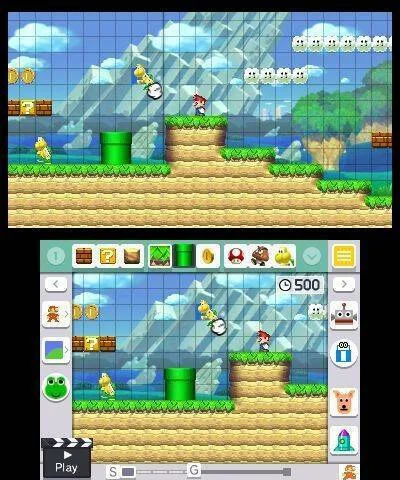 Super Mario Maker pro 3DS pojede pouze ve 2D