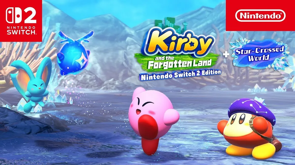 Hlavní obrázek článku: Nový trailer na Kirby and the Forgotten Land – Nintendo Switch 2 Edition + Star-Crossed World
