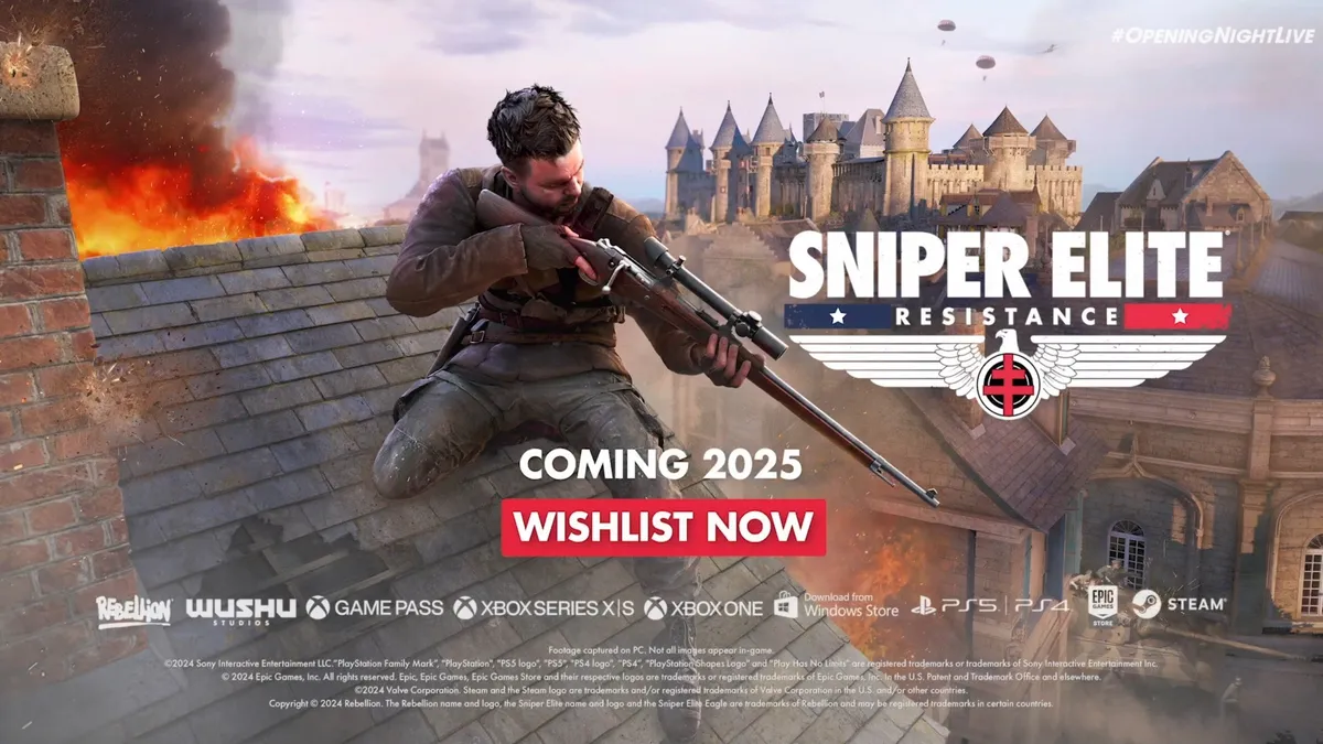 Hlavní obrázek článku: Oznámena akční hra Sniper Elite Resistance, vyjde v příštím roce