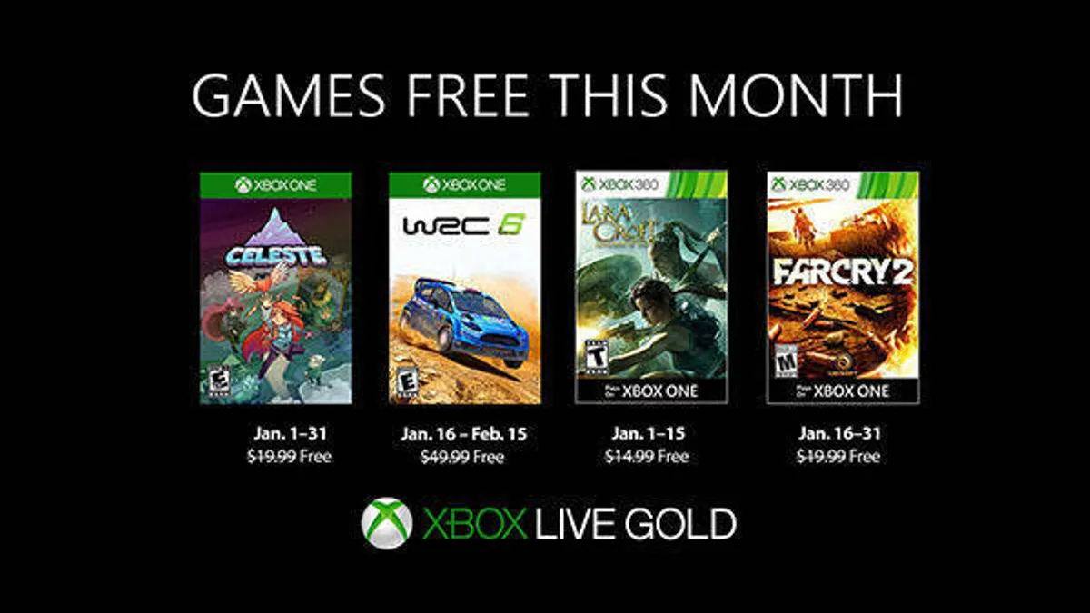 Hlavní obrázek článku: Oznámeny lednové hry v členství Xbox LIVE GOLD