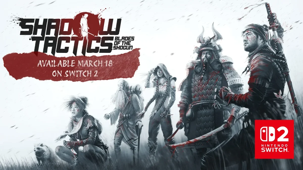 Hlavní obrázek článku: Dobře hodnocená taktická hra Shadow Tactics: Blades of the Shogun vyjde v březnu pro Nintendo Switch 2