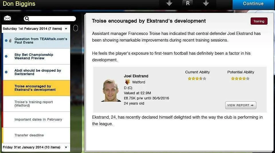 Football Manager Classic 2014