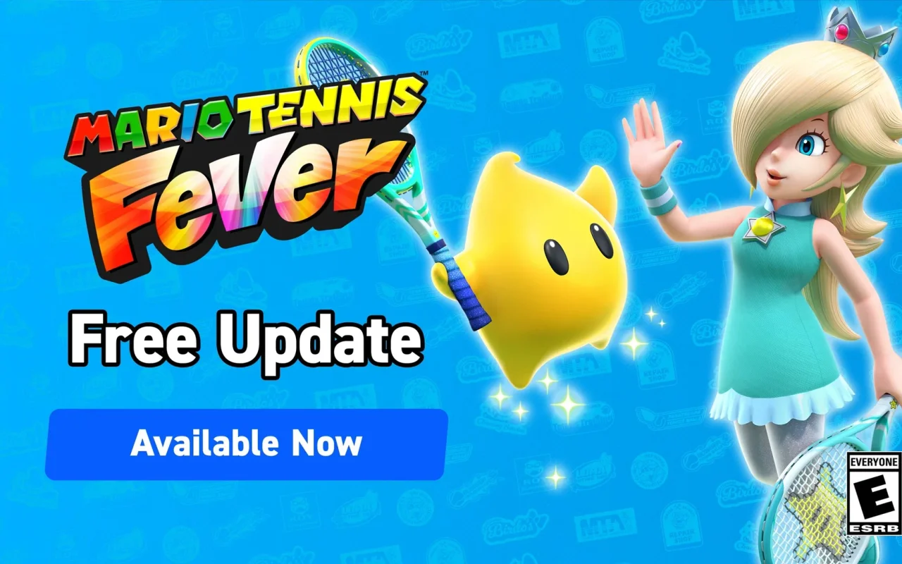 Hra Mario Tennis Fever dostala nový update, přidává novinky inspirované hrou Super Mario Galaxy