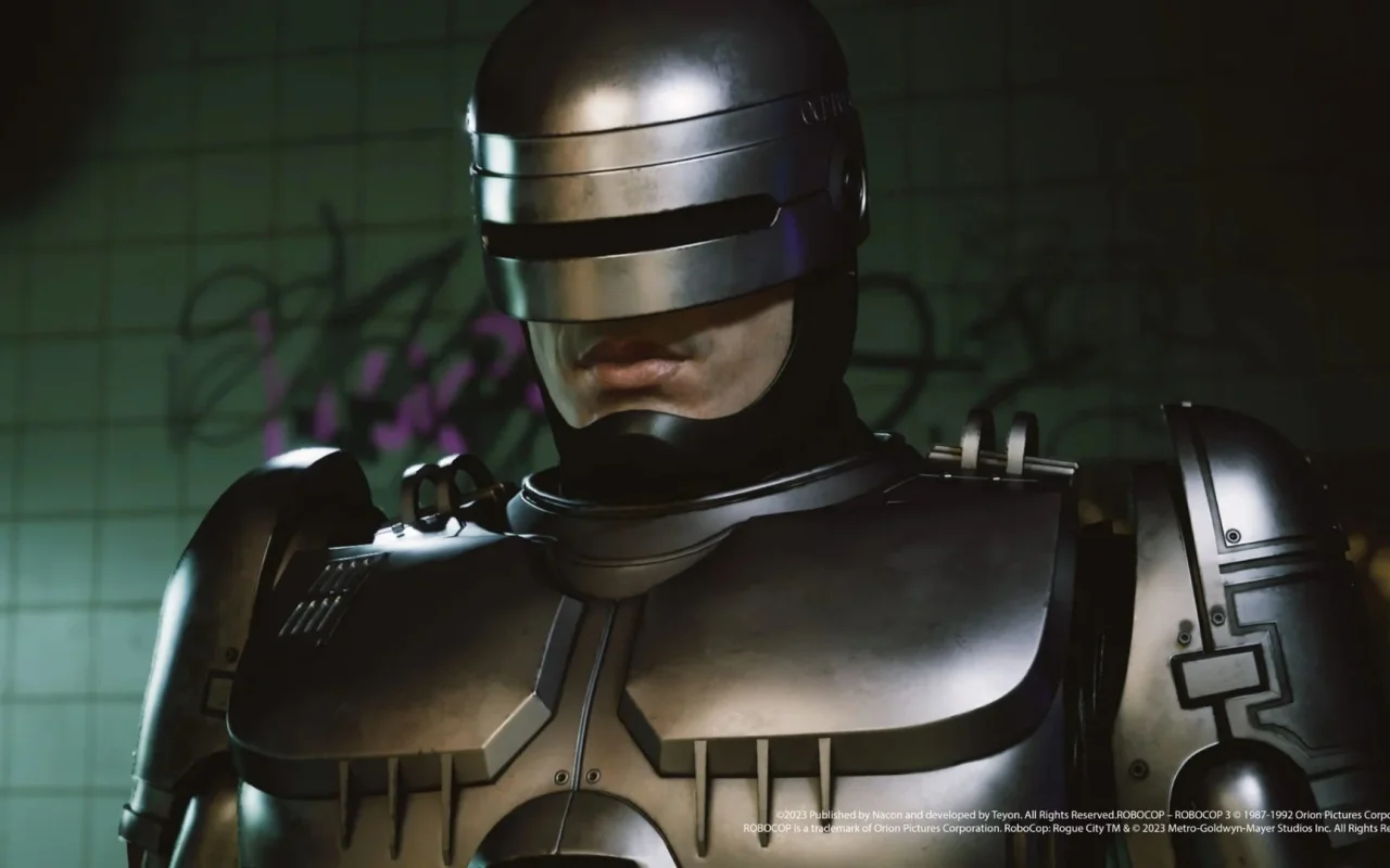10 minut z akční hry RoboCop Rogue City