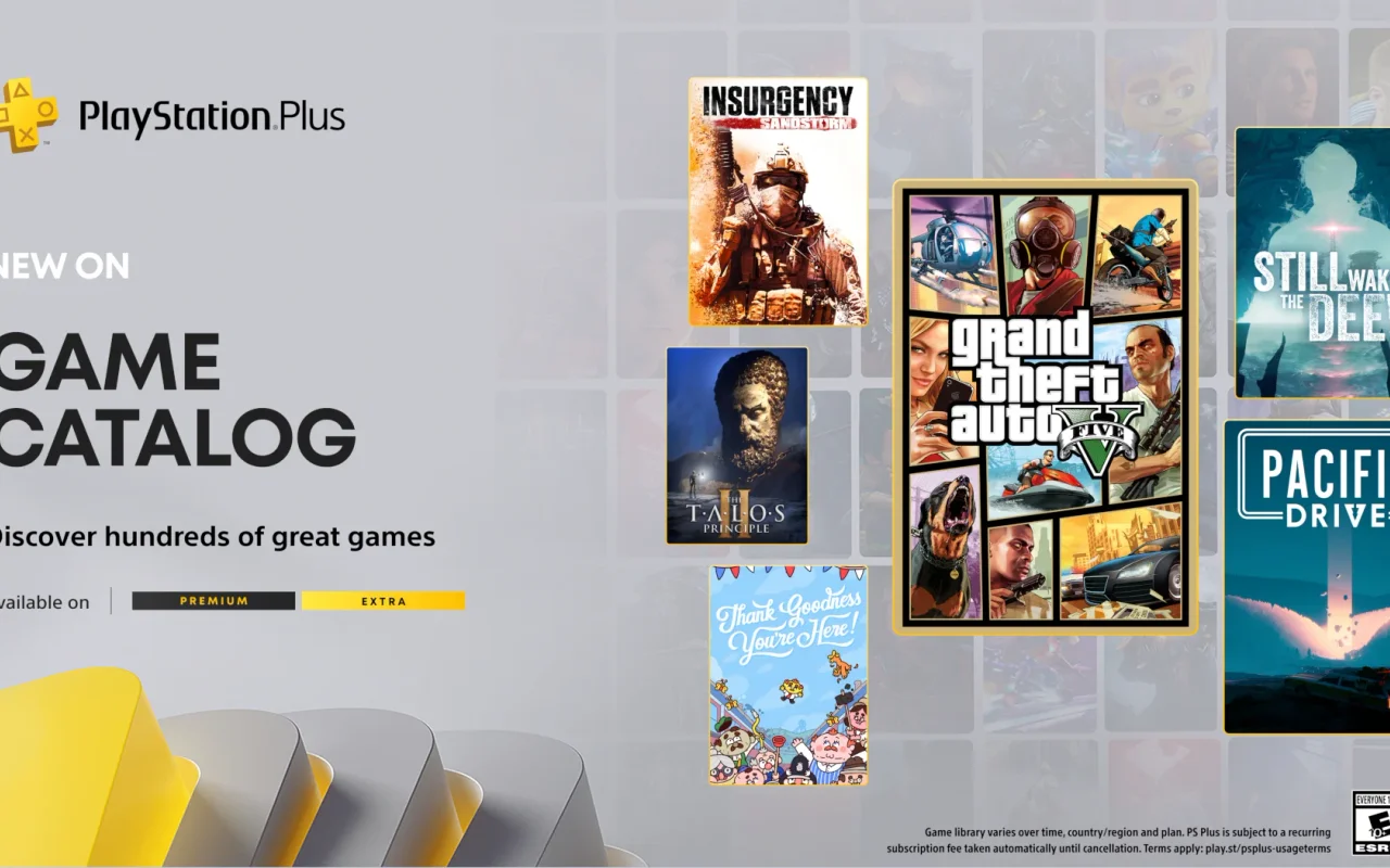 Oznámeny nové hry do předplatného PlayStation Plus Extra a Premium – Grand Theft Auto V i Still Wakes the Deep