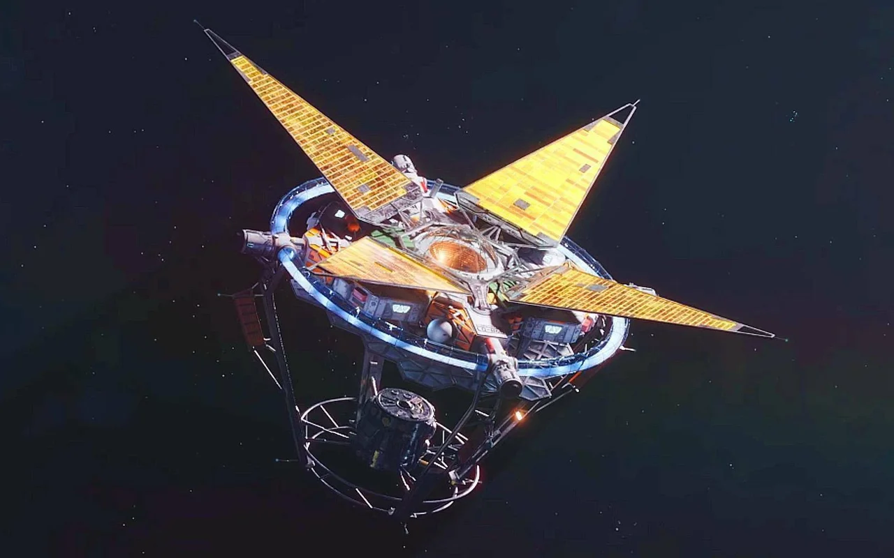 Unikl obrázek ze sci-fi hry Starfield