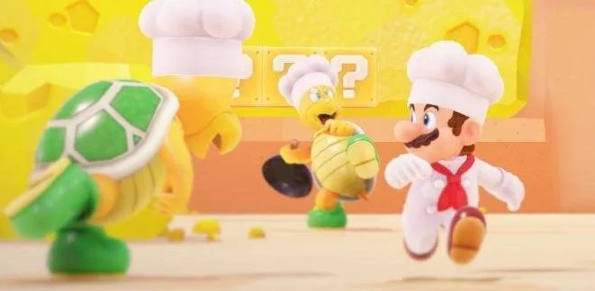 Nové obrázky ze Super Mario Odyssey ukazují lokaci Luncheon Kingdom