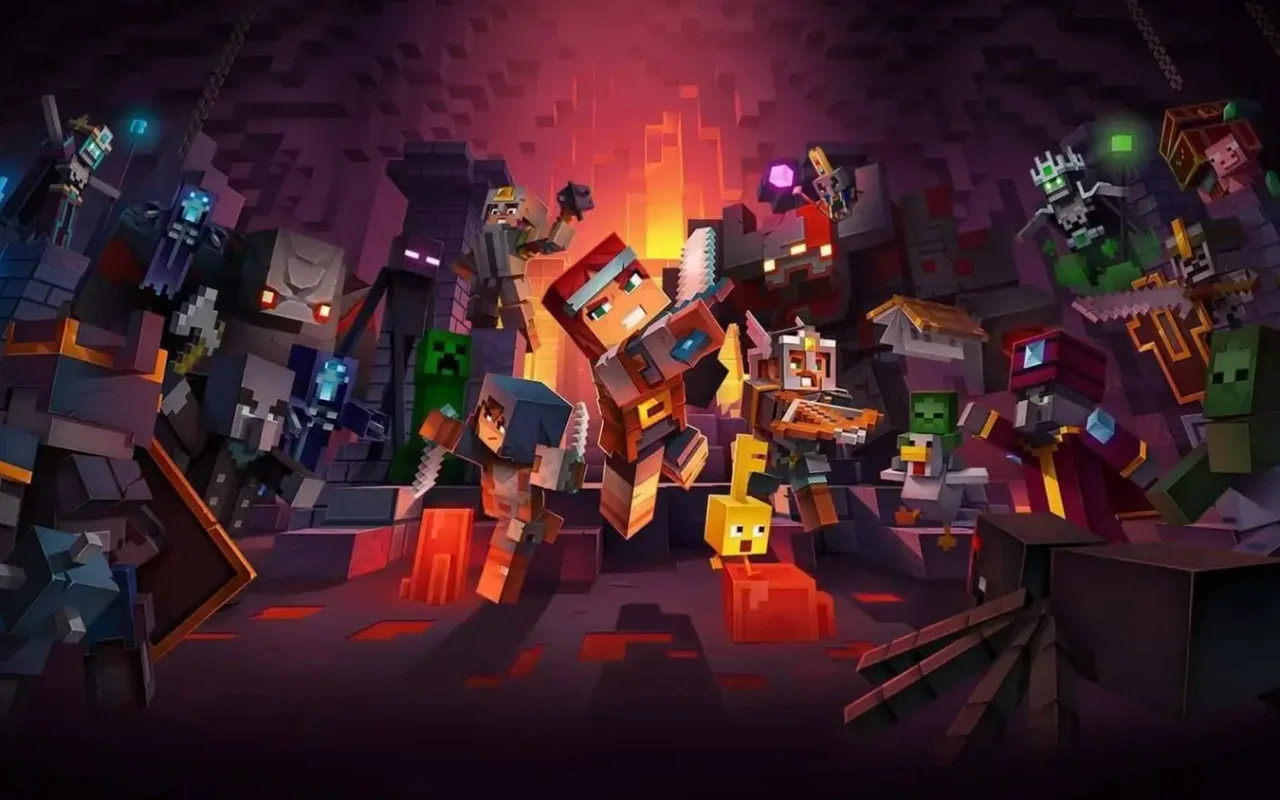 V přípravě má být pokračování hry Minecraft Dungeons