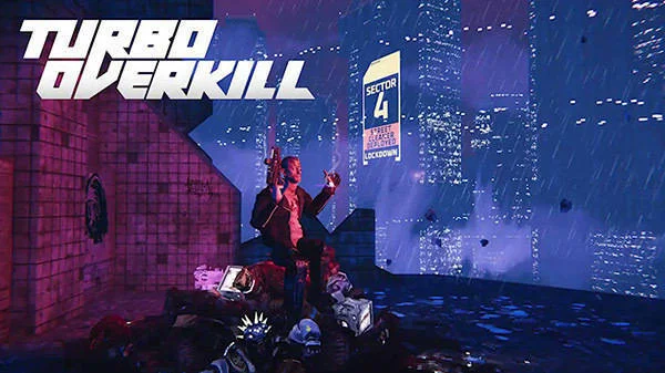 Oznámena střílečka Turbo Overkill