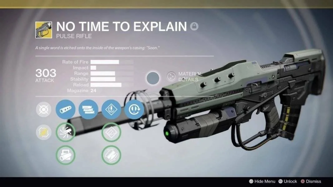 Včera byla objevena v Destiny jedna z nejlepších zbraní - No Time to Explain