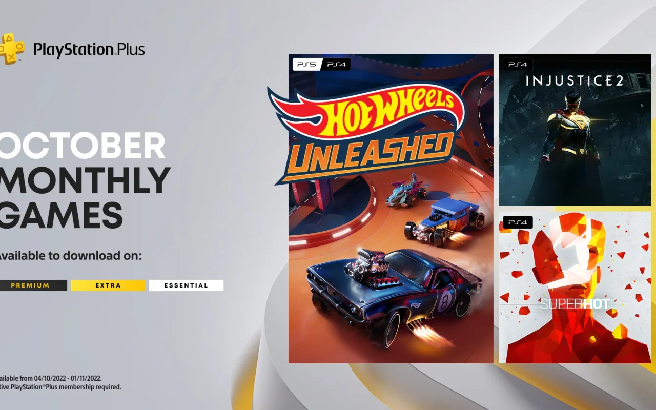 V říjnové nabídce PlayStation Plus Essential je Hot Wheels Unleashed a Injustice 2