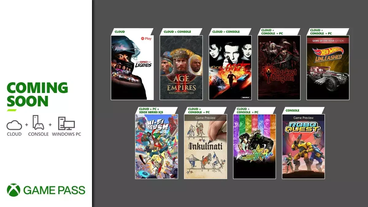 Oznámena nová várka her pro předplatné Xbox Game Pass, mezi nimi je Age of Empires II i GoldenEye 007