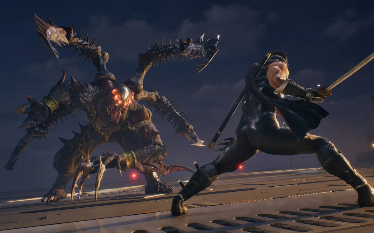 Video s porovnáním vizuální stránky her Ninja Gaiden 2 a Ninja Gaiden 2 Black