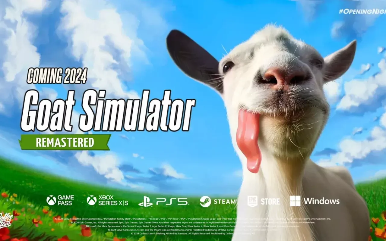  Goat Simulator Remastered vyjde začátkem listopadu