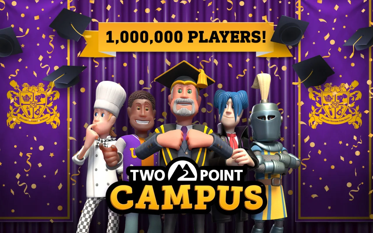 Hru Two Point Campus si už zahrálo přes milion hráčů