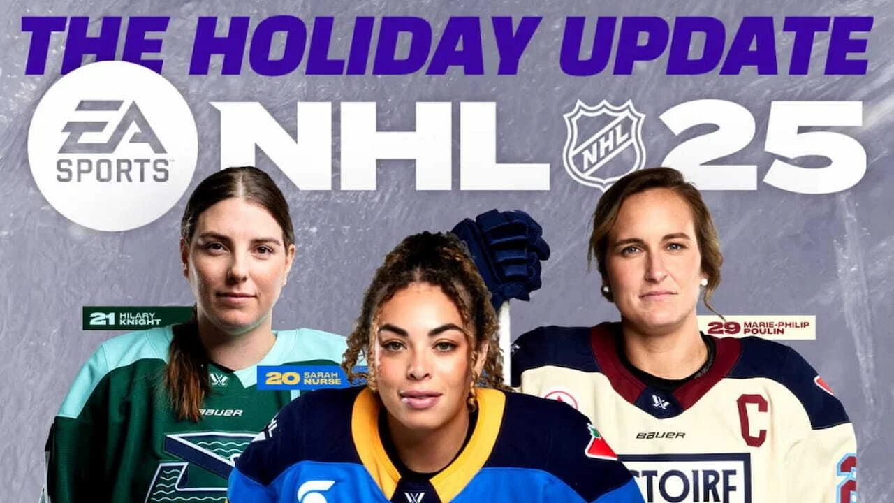 Oznámeny novinky pro hokejovou hru NHL 25, oznámena spolupráce se soutěží PWHL