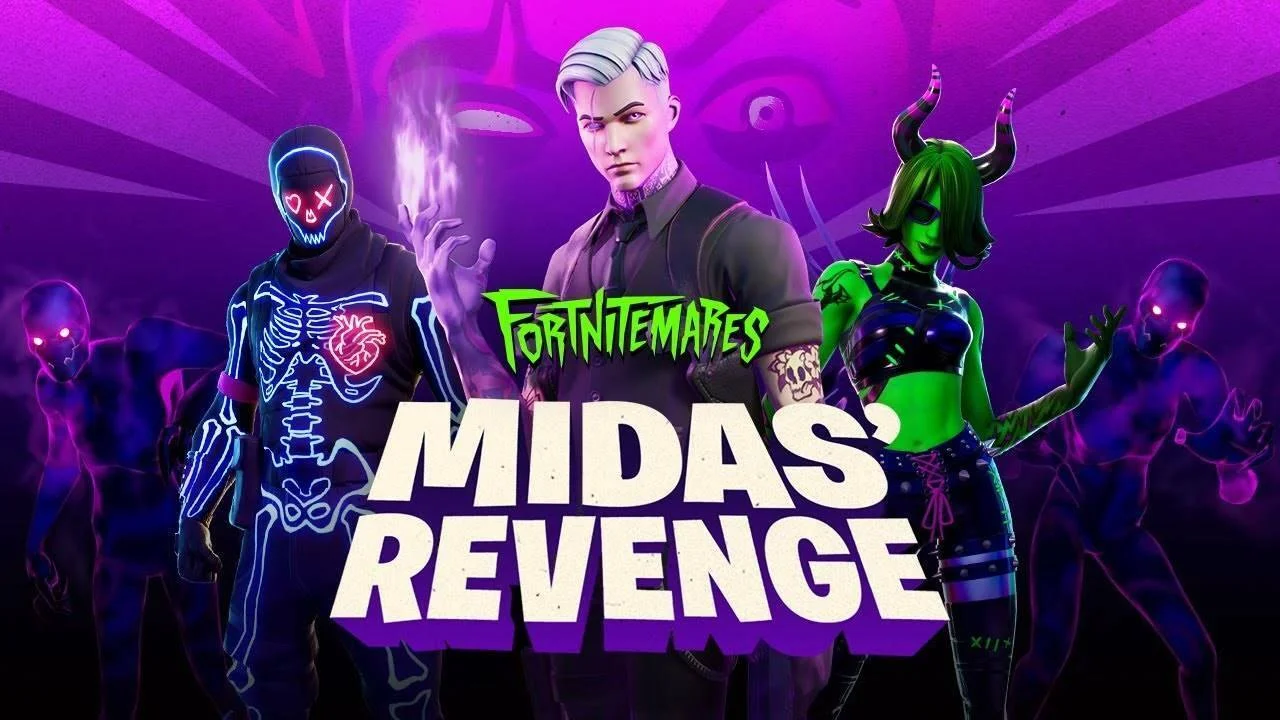 Ve Fortnite dnes začíná halloweenský event Fortnitemares 2020 Midas' Revenge
