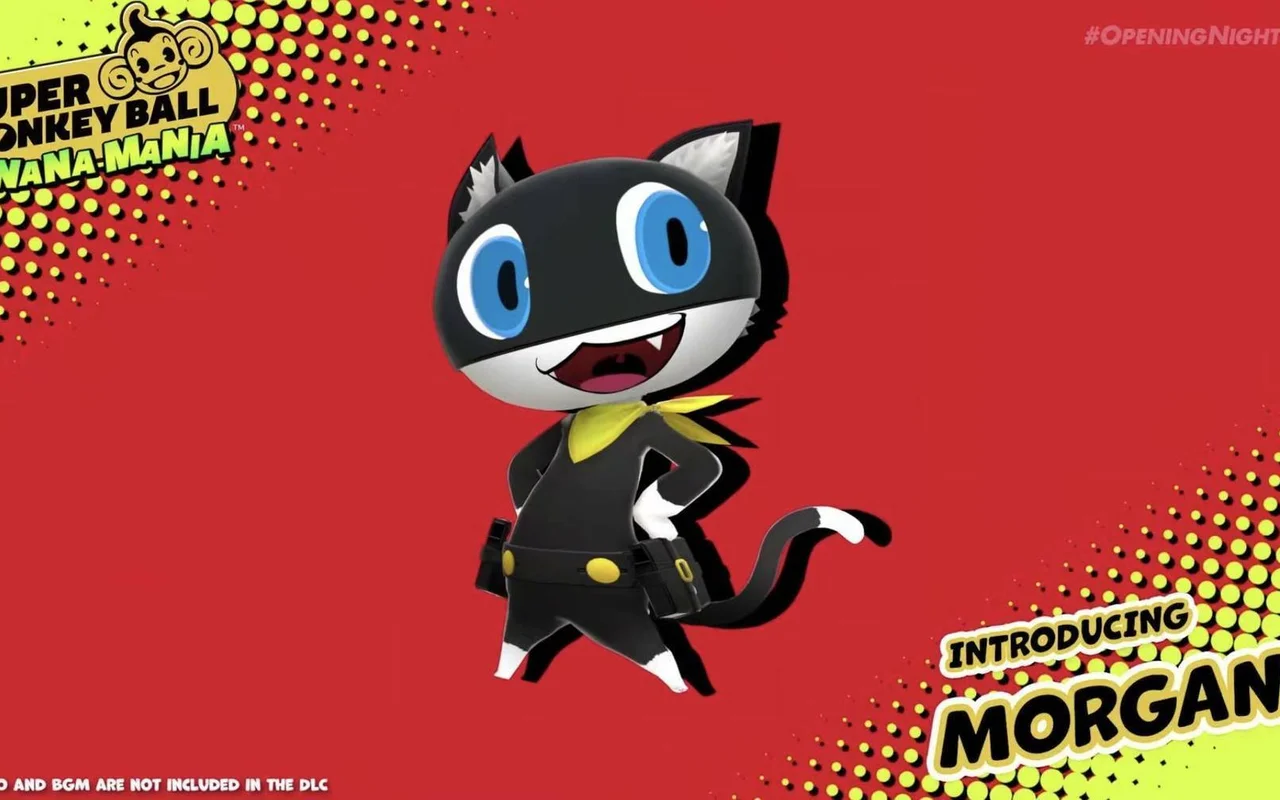 Morgana ze hry Persona 5 se dostane do Super Monkey Ball: Banana Mania