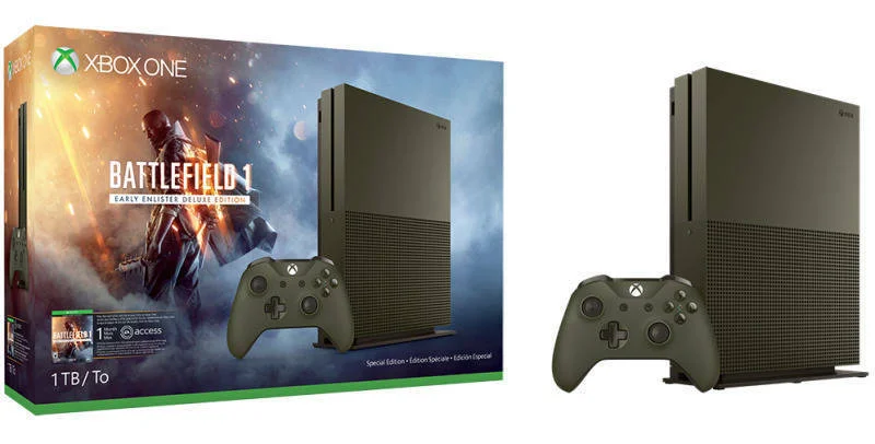 Microsoft představil pěkný Xbox One S bundle s hrou Battlefield 1