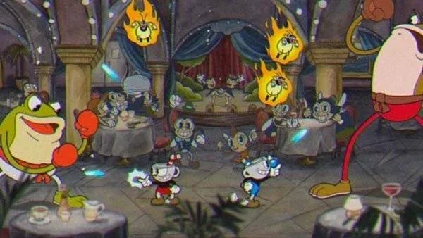 Gameplay záběry z indie her Cuphead a Below