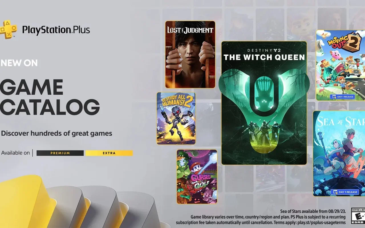 Sony oznámila nové hry do předplatného PlayStation Plus Extra a Premium - Sea of Stars, Destiny 2: The Witch Queen nebo Lost Judgment