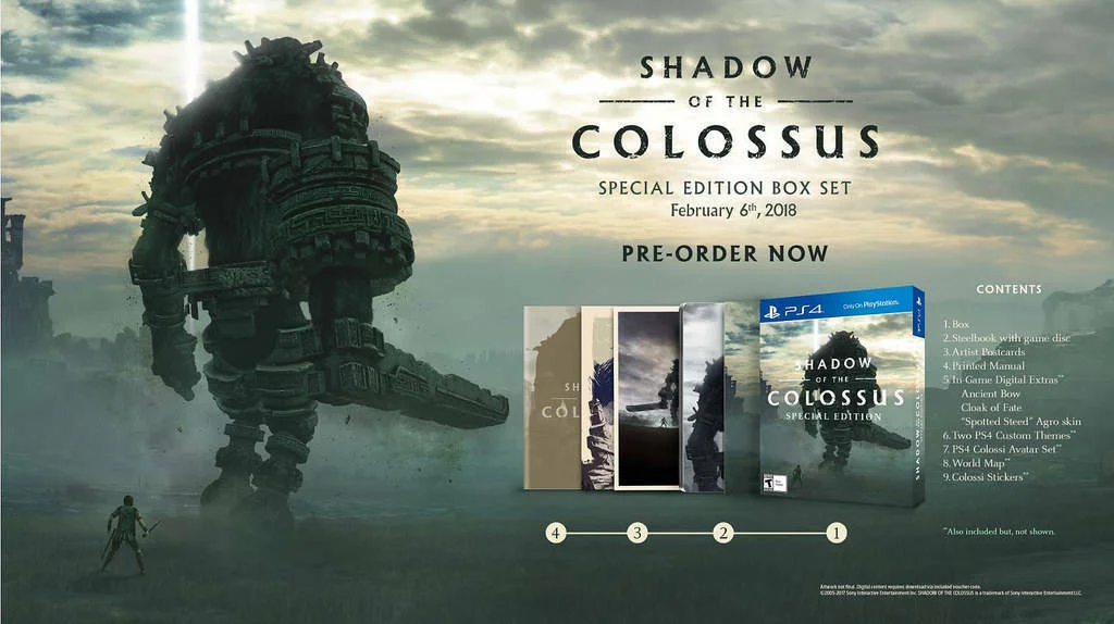 Nový trailer na Shadow of the Colossus, oznámena limitovaná edice