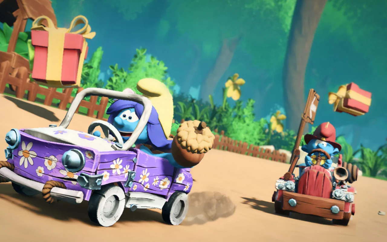 Závodní arkáda Smurfs Kart míří na další platformy
