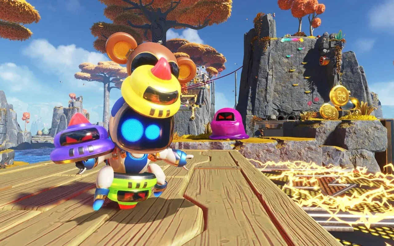 Plošinovka Astro Bot dostala pět nových úrovní