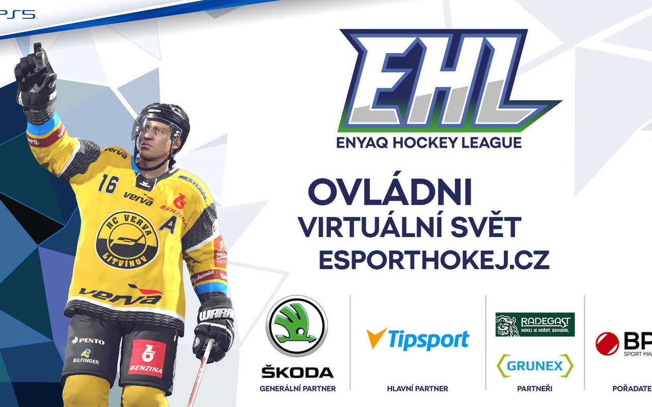 Hraj virtuální hokej za extraligový klub, registruj se do ENYAQ Hockey League ve hře NHL 22
