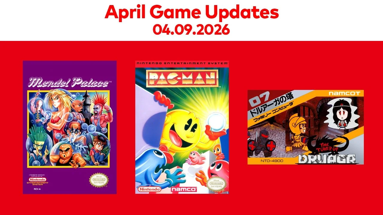 Nintendo přidalo do svého předplatného nové klasické hry - Mendel Palace nebo PAC-MAN