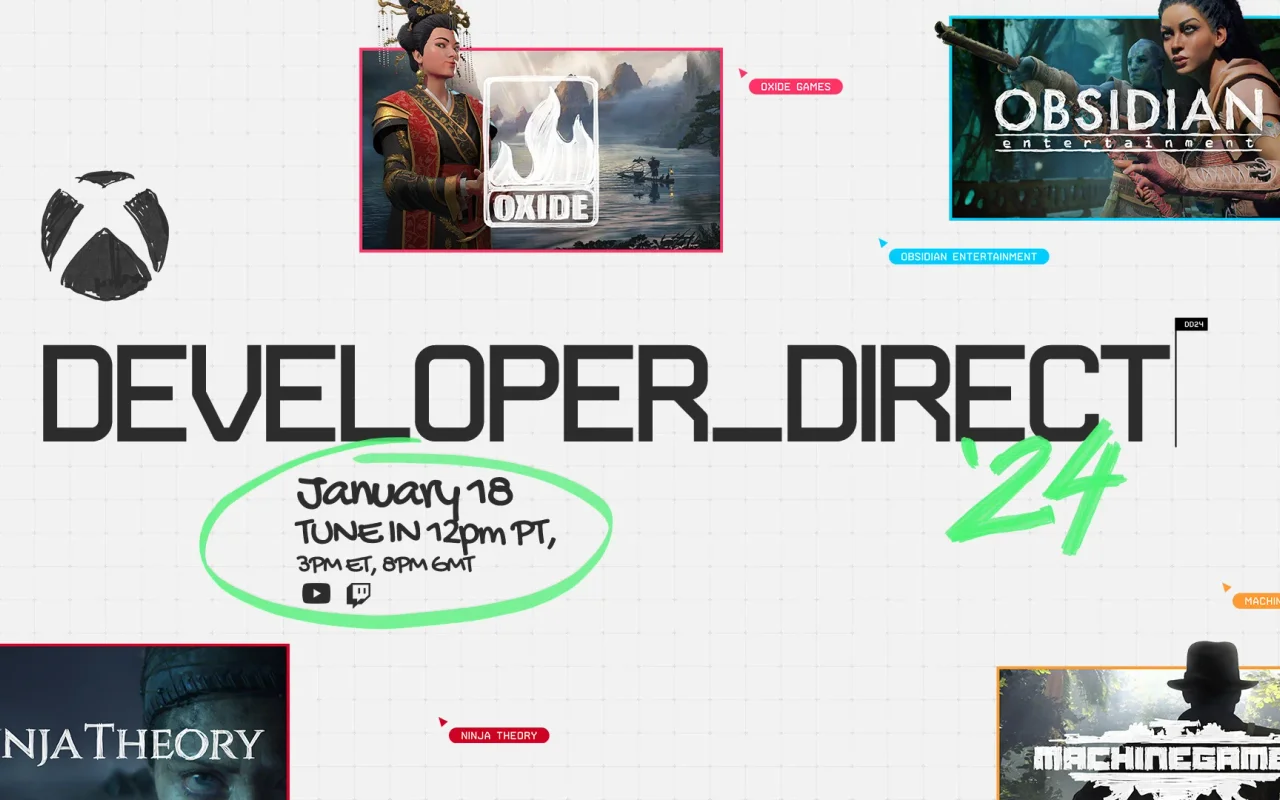 Xbox oznámil prezentaci Developer_Direct, uvidíme záběry z her Indiana Jones a Senua’s Saga: Hellblade II