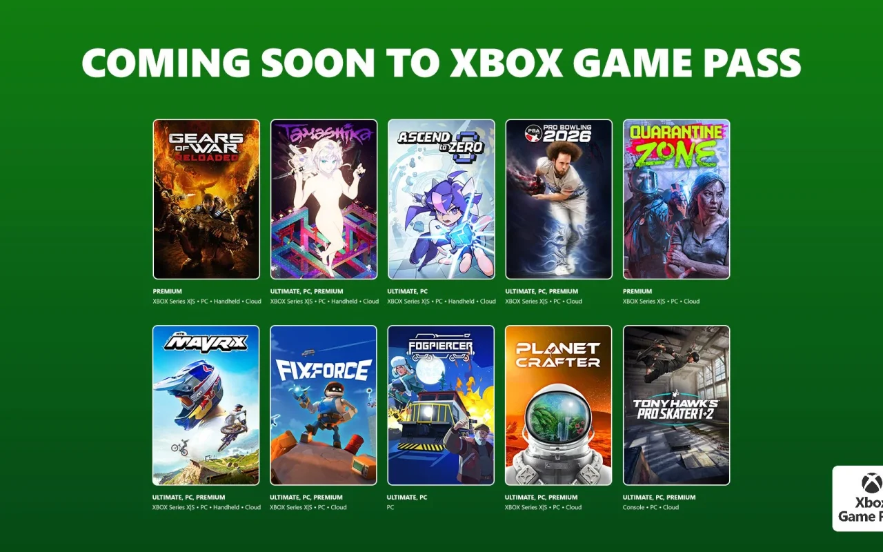Představeny novinky pro předplatné Game Pass na následující dva týdny