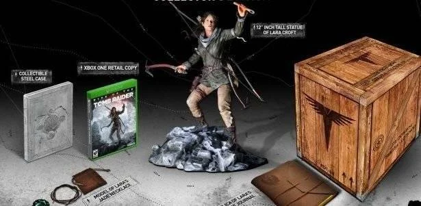Rozbalení sběratelské edice akce Rise of the Tomb Raider