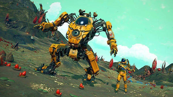 Nový update přidal do No Man’s Sky mechy