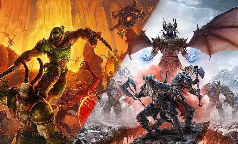 Hry DOOM Eternal a The Elder Scrolls Online vyjdou na PlayStation 5 a Xbox Series X