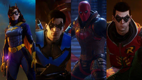 Informace o hlavních postavách hry Gotham Knights