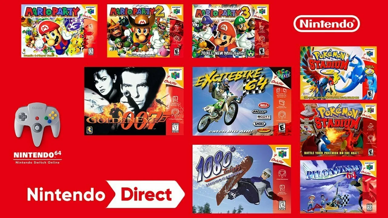 Nové hry z konzole Nintendo 64 míří do předplatného Nintendo Switch Online + Expansion Pack