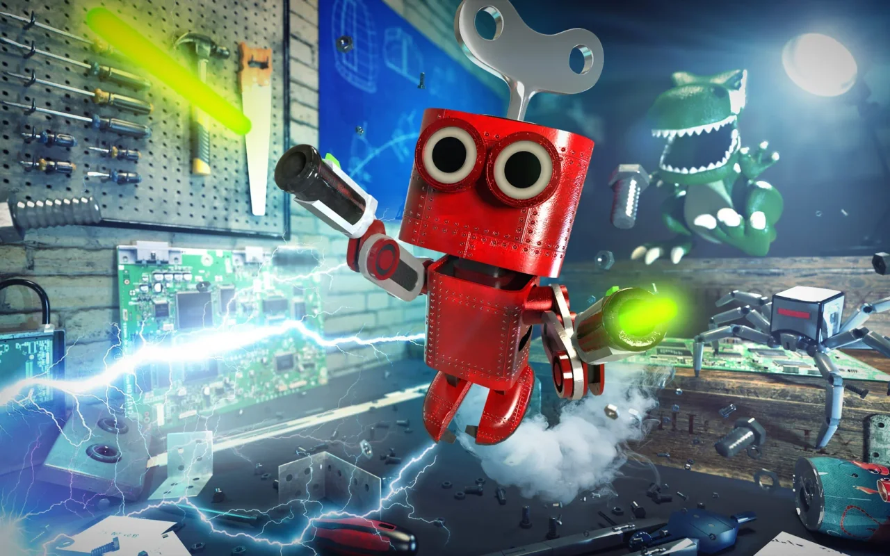 Příští měsíc vyjde pro konzole PlayStation puzzle plošinovka A-RED Walking Robot