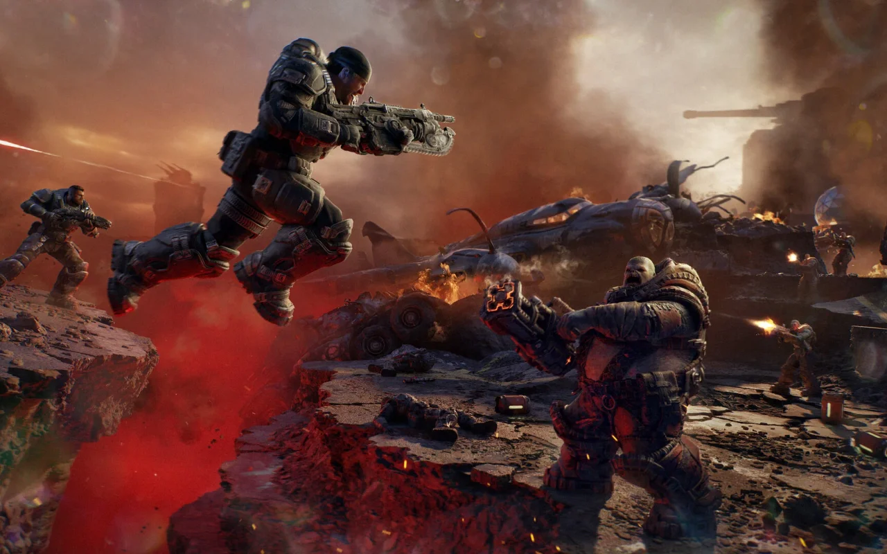 Příběhový trailer na akci Gears of War: E-Day