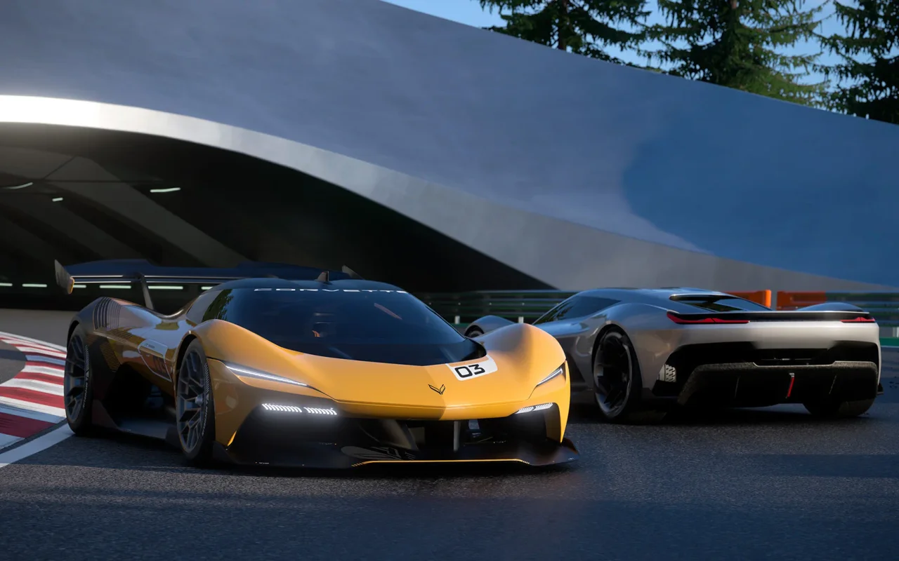 Představeny vozy Corvette CX.R Vision Gran Turismo Concept a Corvette CX Concept, objeví se ve hře Gran Turismo 7