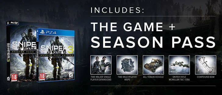 Známe obsah Season Passu k akci Sniper Ghost Warrior 3