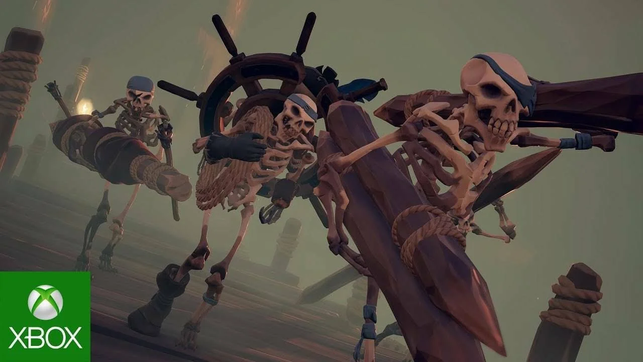Hra Sea of Thieves dostala v týdnu nové rozšíření Cursed Sails, trailer