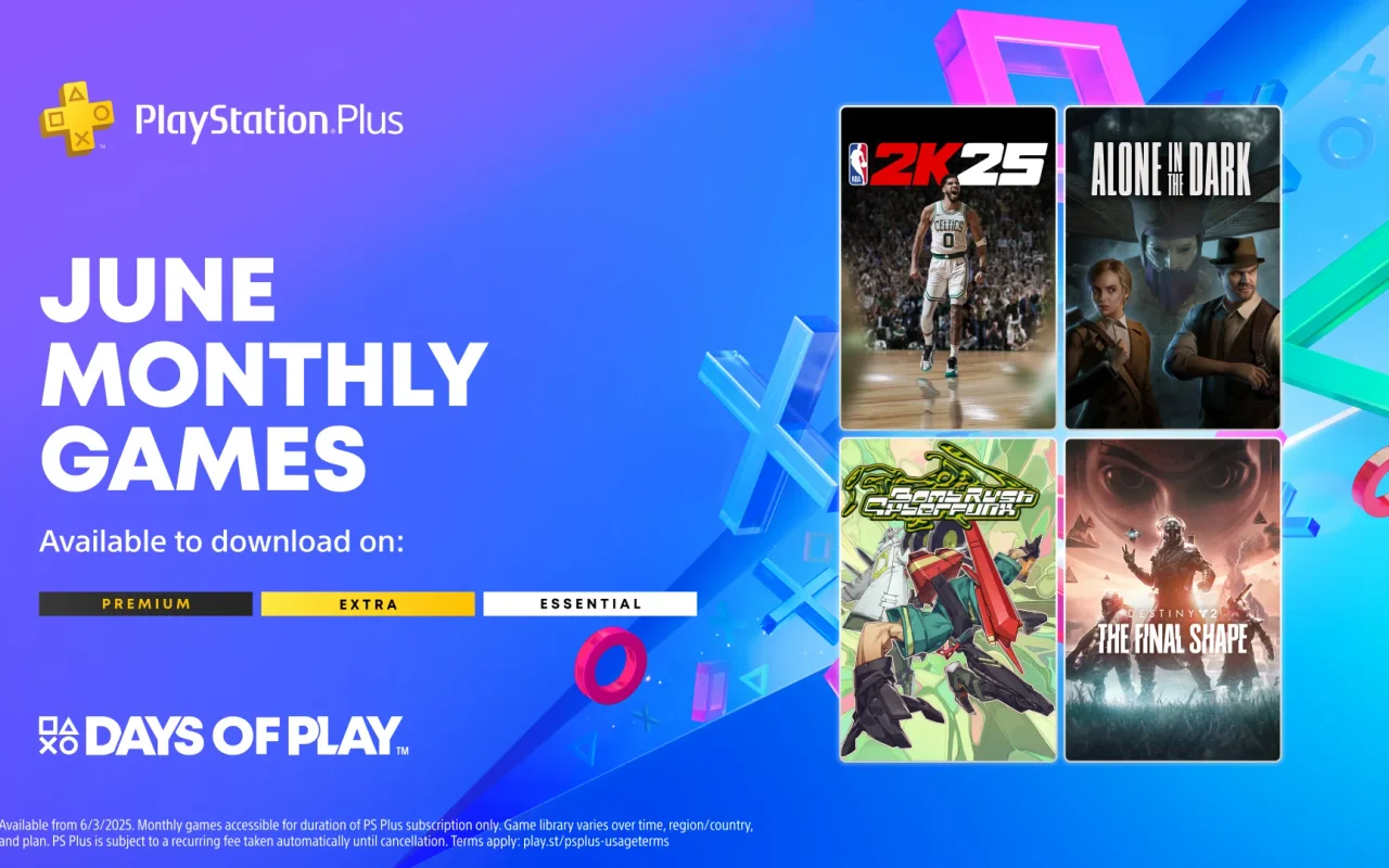 Červnové PlayStation Plus přinese hry Alone in the Dark, NBA 2K5 nebo Destiny 2: The Final Shape