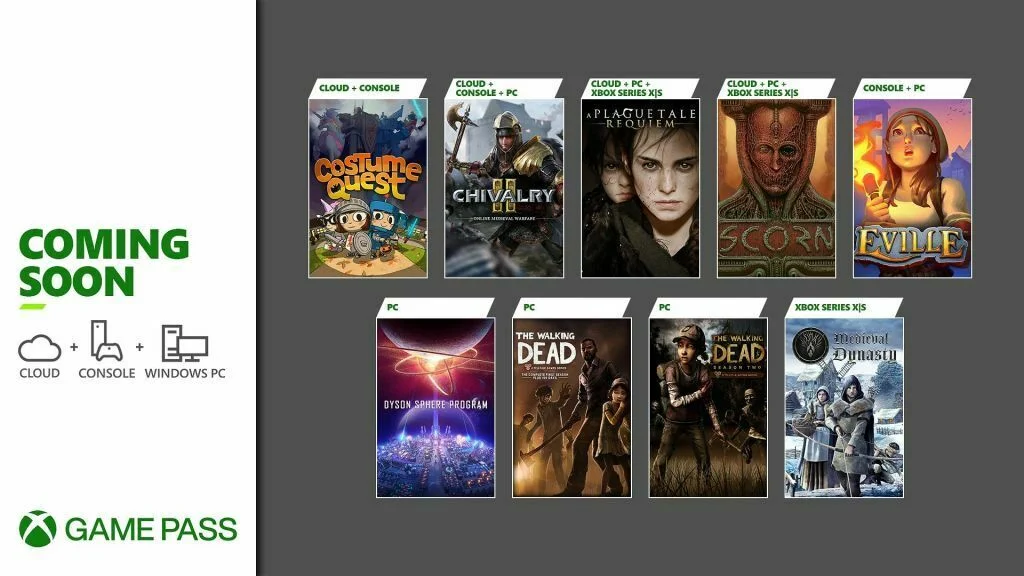 V následujících dnech se do Xbox Game Pass dostanou hry jako Scorn a A Plague Tale: Requiem